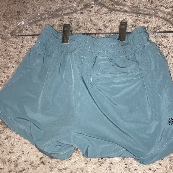 Green Athleta Shorts (girls L/12) - Picture 2 of 2